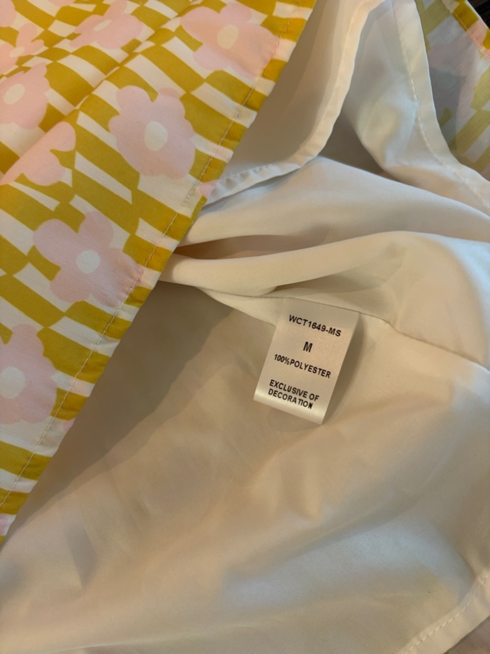THML Pink and Yellow Ruffle-Sleeve Shift Dress - Picture 11 of 11